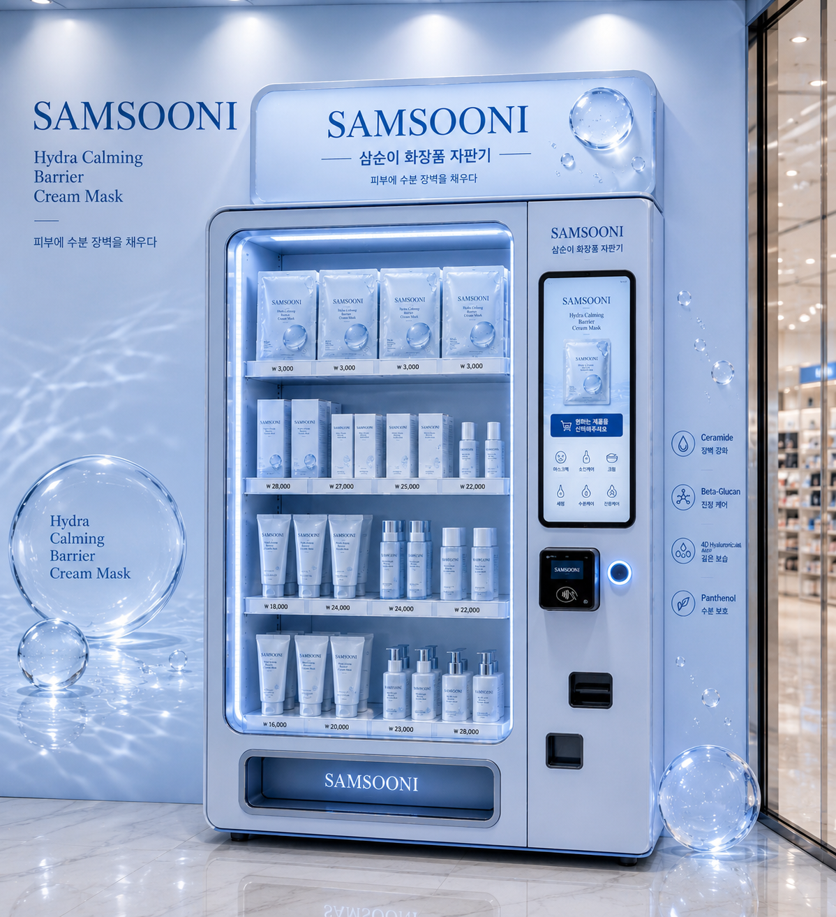 SAMSOONI AI 화장품 자판기